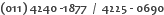 (011) 4240 -1877  /  4225 - 0690